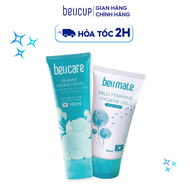 Combo Dung dịch vệ sinh cốc nguyệt san BeU Mate 50ml+ 1 Dung dịch vệ sinh phụ nữ BeUcare 100ml dịu
