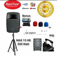Speaker Portable Wireless Baretone Max 15hb 15 Hb Max15hb