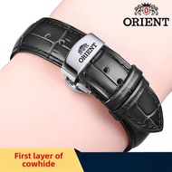 12/13/14/15/16/17/18/19/21/22/23/24mm Genuine Leather Strap for Orient Double Lion Men Women Watch B