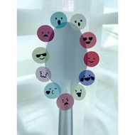 EMOJI & DOT DOT STICKER (WATERPROOF)
