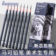 Set Lukisan Pensel Lukisan Profesional 2B 4B 8B 14B Pensel Grafit Set Pensel Sketching HB2B untuk Pe