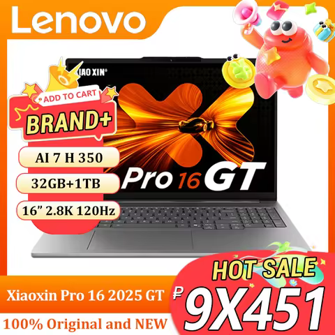 Lenovo Xiaoxin Pro 16 2025 GT AI 7 H 350/AI 9 H 365 16inch 32GB 1TB 2.8K 120Hz OLED Grey