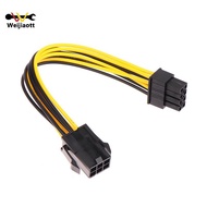 [Wjt] Powered Adapter 6pin To 8pin Adapter, PCI-e 6-pin Male To 8-pin Female Converter For 8pin GPU 