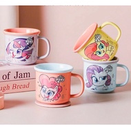Pony cartoon 2-color ceramic cups - cups - plates