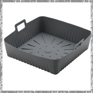 [yinahiut002.ph] 23cm/9Inch Square Large Silicone Air Fryer Liners Mold for  Air Fryer 6-8QT Reusabl