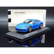 [MASH] Minichamps 1/43 Porsche 911 (992) GT3 Touring 2021 Blue