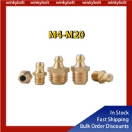 Butter Nozzle / Copper Grease Nozzle / Oil Nozzle Head / Excavator Grease Nipple Set / Truck Lubrica