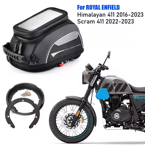 For ROYAL ENFIELD Himalayan 411 Scram 411 Motorcycle Tank Bag Quick Lock Navigation Bag Waterproof L