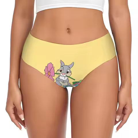 Custom B-Bambies Anime Brief Panties Womens Breathable Stretch Underwear