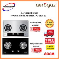 Aerogaz 2 Burner 80cm Gas Hob AZ-283SF / AZ-283F EUT