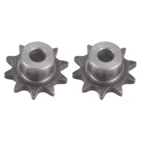 08B Chain Roller Sprocket 10mm Bore 1/2" Pitch 10 Tooth Type B Sprocket 2Pcs