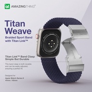 AMAZINGthing Titan Weave II Braided Sport Watch Strap 38/40/41/42/44/45/49mm