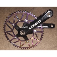 Litepro/DGB Hollowtech Crankset with BB 54T or 56T