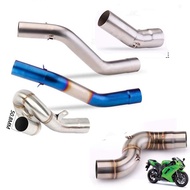 Slip-on Mid Pipe Link for Kawasaki ZX-6R 636  2004 - 2023 Motocycle Exhaust Modified Middle Link Pip