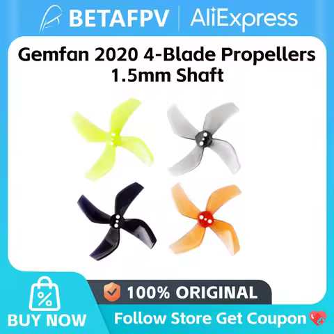 BETAFPV Gemfan 2020 4-Blade Propellers 1.5mm Shaft for Cetus X
