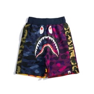 Genuine NEW Bape Shark Head 3d Print Shorts Trendy Brand Shark Summer Cross-border New Mens Shorts C