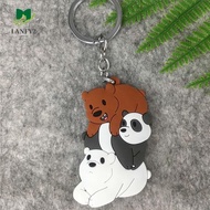 ALANFY We Bare Bears Doll Accessories Toy Gift Keyring Ornaments Car Interior Accessories Bag Trinket Car Pendant Key Rings