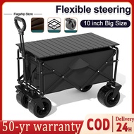 Camping Trolley Cart Wagon Trolley Outdoor Trolley Cart Folding Shopping Cart Wagon Heavy