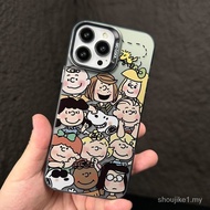 Jm Snoopy Vitality Case Suitable for Apple 15/14/13 Phone Case iPhone12/11Promax7/8plus JOMA