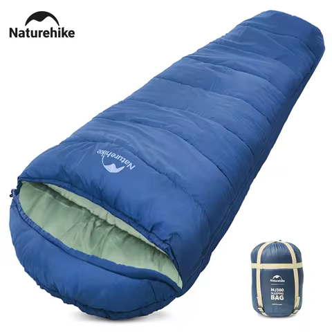 Naturehike MJ300 Sleeping Bag Ultralight Waterproof Cotton Winter Sleeping Bag Outdoor 4 Season Camp