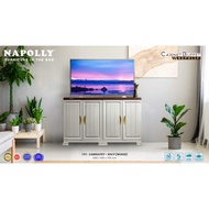 CABSULFET 454P PAPAN- Bufet Tv Plastik Napolly / Kitchen Set Bawah /