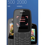 Nokia 106 (Black) Dual Sim New mobile phones 2021 smartphone cellphone