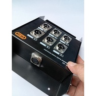 Snake cable box contains 6 jumpers 1 in 6 out or 1 out 6 in June box