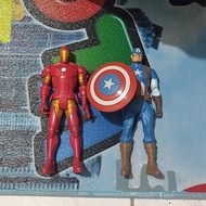 Iron man and captain america toys (Hasbro)