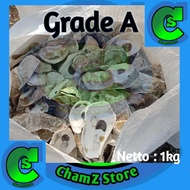 Oyster shell kulit kerang media filter 1kg / Media filter oyster shell / Media filter cangkang keran