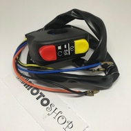 Domino starter on off switch on universal handlebar