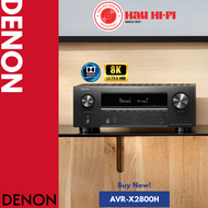 Denon AVR-X2800H 7.2Ch 8K Atmos Network AV Receiver