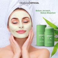 Meidian Green Mask Stick Original 100% Green Tea Mask 40Gr Skintific Mask Blackhead Pore Mask Acne Mask