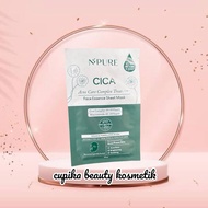 [ca,ex] Npure Sheet Mask NPURE]] NPURE Sheet Mask centeela] NPURE Cica Face Sheet Mask 20gr N'Pure B