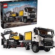LEGO Technic Volvo FMX Truck & EC230 Electric Excavator Building