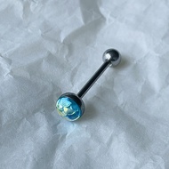 [Attic Piercing] Rainbow tongue piercing barbell