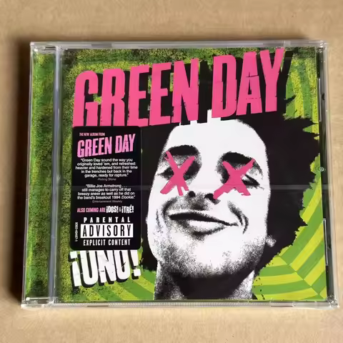 Pop Rock Green Day Billie Joe Music CD iUno Album Troublemaker Music Record Cosplay Walkman Car Soun