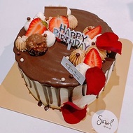 已過季 濃情草莓巧克力 草莓巧克力 情人節 蛋糕 生日禮物