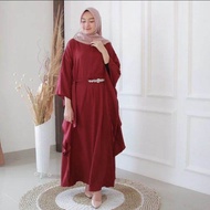 TANIA KAFTAN MURAH CREPE/KAFTAN VIRAL KONDANGAN REMAJA MUSLIM /GAMIS KAFTAN IKAT BRUKAT/