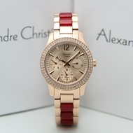 ALEXANDRE CHRISTIE AC 2463 ROSEGOLD RED WANITA. ORIGINAL