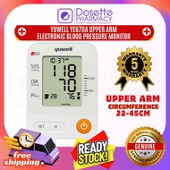 [ORIGINAL] YUWELL YE670A ELECTRONIC UPPER ARM BLOOD PRESSURE MONITOR MACHINE [5 YEARS WARRANTY] - LA