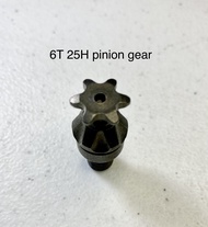 6 teeth 25H pinion gear (Small Chain) for clutch bell Chinaped stand up gas scooter 2&amp;4 stroke 49cc 52cc 63cc 71cc Direct Drive Set up