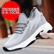 Sneakers Men Elevator Shoes Height Increase Shoes For Men Casual Insole 10cm 8cm 6cm Optional Heels 