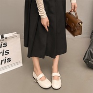 COD Women's Round Toe Shoes - Gothic Lolita Flat Casual Soft Leather Summer Shoes