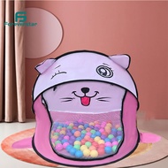 Forever Star Lều Gấp Gọn Tiện Dụng Cho Trẻ Em Lều Màu Hồng Hình Mèo Lều Trong Nhà Ngoài Trời Cho Trẻ