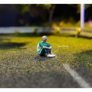 Miniature Squid Game 001 Oh Il-Nam Figure 1/64 Diorama Display - S3R