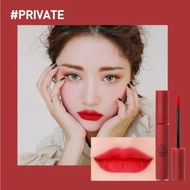 Round matte lipstick 3.C.E Velvet Lip Tint Taupe Going right Pink Break Child like Best ever - 4g