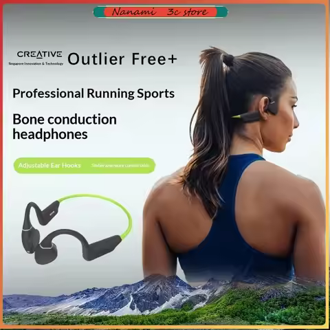 Creative Outlier Free Waterproof Bone Conduction Earphones, Low-Latency Wireless Sports Bluetooth 5.