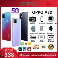 OPPO A73 A56 100%Original 5G phone 8GB RAM+256GB ROM Type-C interface 5000mAh battery 26MP Android 1