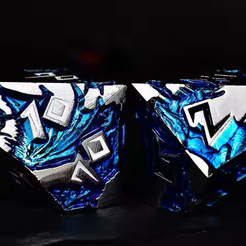 Dragon Metal Dice Set DND Creative Board Game Zinc Alloy Dice for Dungeons and Dragons TRPG DND Dice