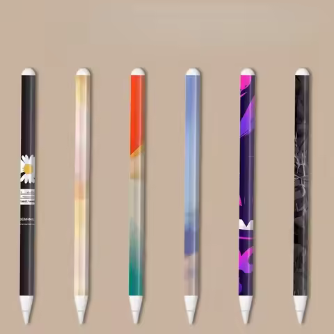 3pcs/lot Cute Winnie the Pooh Doraemon Flower Pretty Skin Cover Film Sticker for Apple Pencil pro 1 